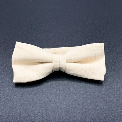 クラバットユキジ製　デニム蝶ネクタイ(クリームイエロー)【1095857】