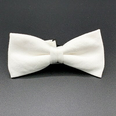 クラバットユキジ製　デニム蝶ネクタイ(オフホワイト)【1095859】