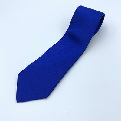 クラバットユキジ製　ソリッドタイ(ブルー)【1107024】