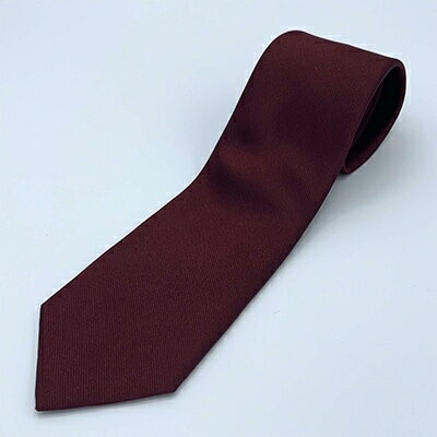 クラバットユキジ製　ソリッドタイ(ボルドー)【1107025】