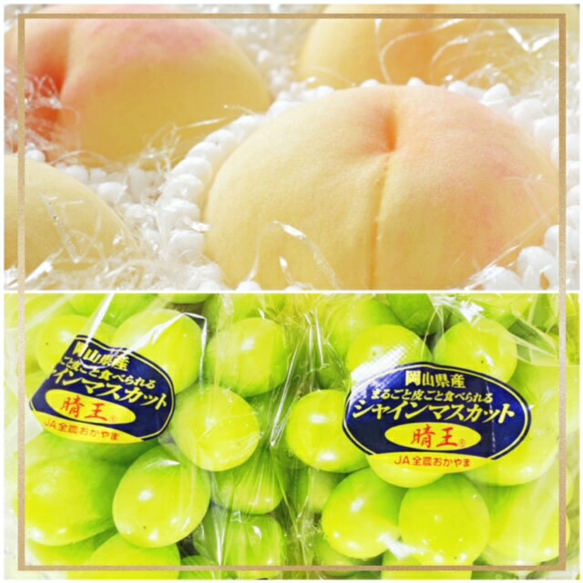 【ふるさと納税】【令和8年発送・先行予約】フルーツ定期便5回コースB（岡山県 和気町 マスカット・オブ・アレキサンドリア 白桃 ピオーネ ニューピオーネ 瀬戸ジャイアンツ シャインマスカット あたご梨）JZ-1　※北海道・沖縄県・離島への配送はできません。 サムネイル2