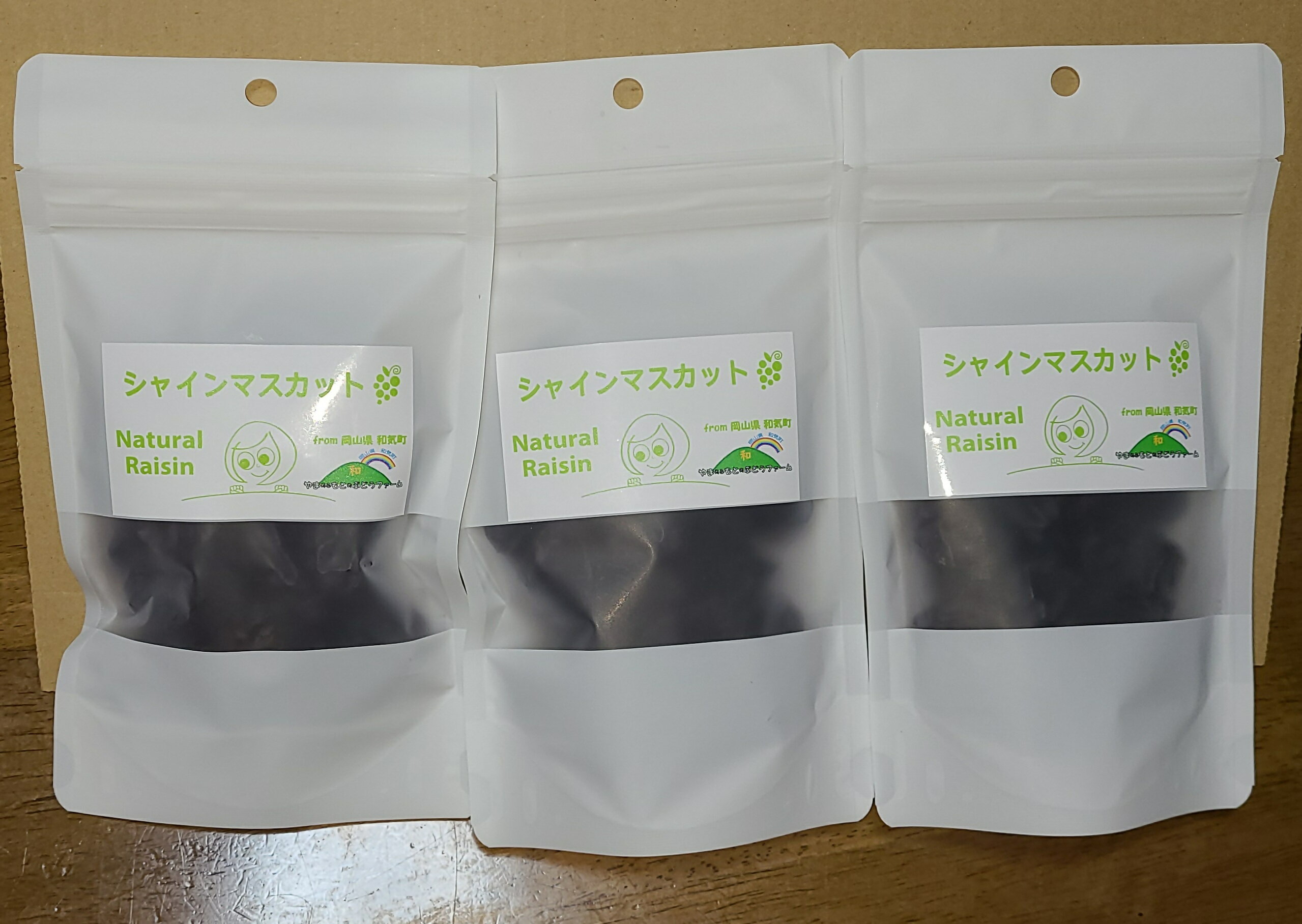 シャインマスカット干しぶどう（100g×3セット）oo-134