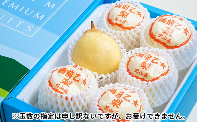 【ふるさと納税】梨 2025年 先行予約 備前乙女梨（鴨梨） 5～6玉 合計約3kg【11月下旬～12月中旬頃発送】 ナシ なし 岡山県産 国産 フルーツ 果物 ギフト 石原果樹園 　お届け：2025年11月15日～2025年12月20日 サムネイル3