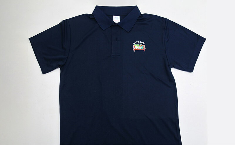 【ふるさと納税】里庄町イメージキャラクター「里ちゃん」 ポロシャツ ・ マフラータオル セット サムネイル3