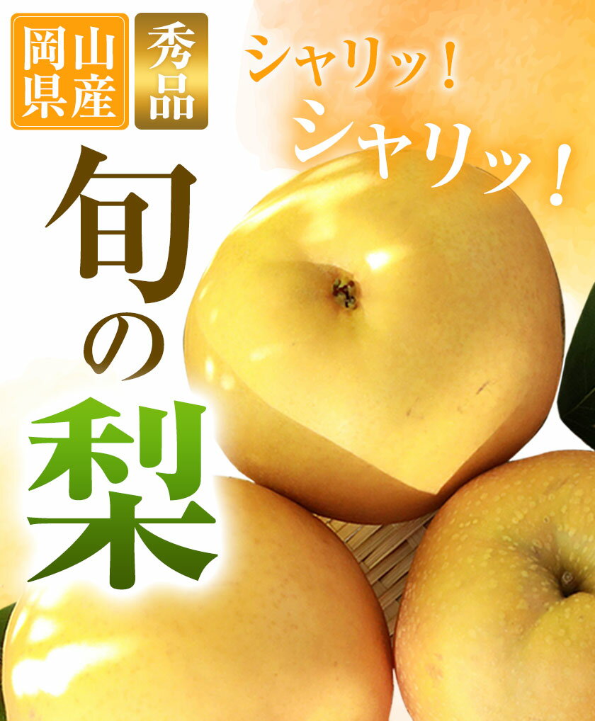 【ふるさと納税】 【先行予約】秀品 岡山県産 旬の 梨 約2.5kg 2~6玉前後 約4kg 3〜10玉前後 梨 秀品 新高 愛宕 スイーツ フルーツ デザート 旬 岡山県矢掛町《9月上旬-1月末頃に出荷予定》 サムネイル3