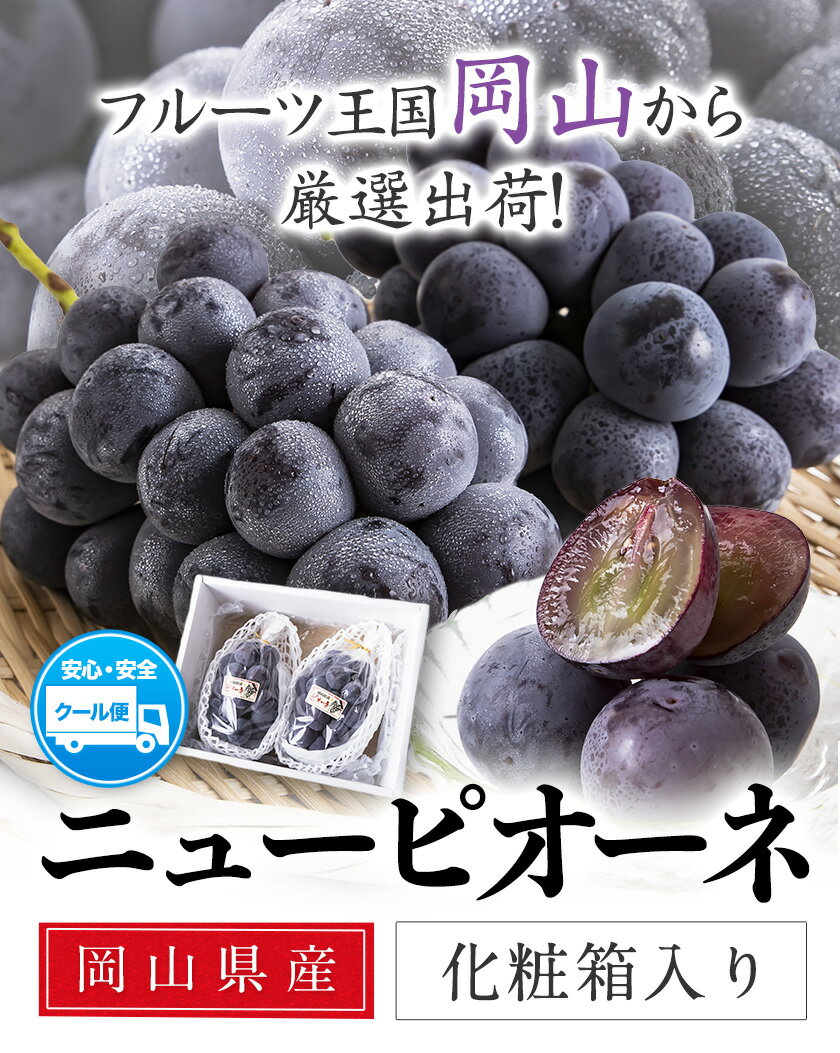 【ふるさと納税】岡山県産 ニューピオーネ 約1.2kg or 約600g 2房 1房 葡萄 果物 秀品 スイーツ フルーツ デザート 秋旬 岡山県矢掛町《8月下旬〜10月中旬頃に出荷予定(土日祝除く)》 - 画像2