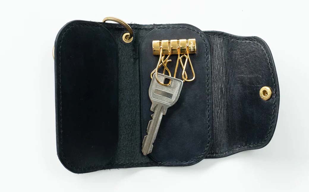 【ふるさと納税】牛革　キーケース　 Z-UY-A02A サムネイル3