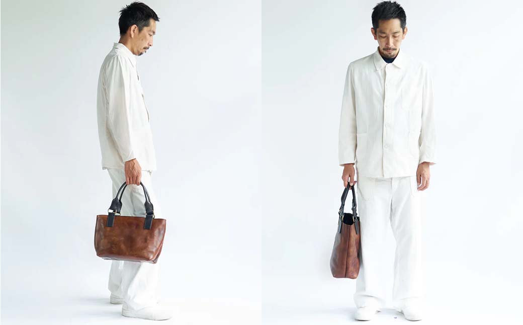 【ふるさと納税】牛革トートバッグ（S) Z-UY-A91A サムネイル2