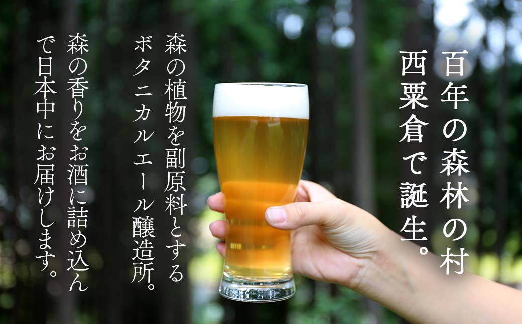 【ふるさと納税】クラフトビール【ボタニカルエール3種＆定番】×6本セット_西粟倉ヒノキ醸造所 Q-MQ-A09A サムネイル3