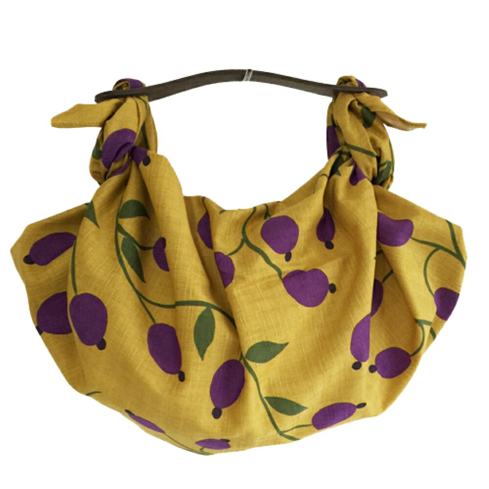 【ふるさと納税】ウオーク社 ふろしきハンドライト きせかえバッグセットS（ グロセイア / カーキ ）（ハンドル色：ブラウン）風呂敷 ふろしきバッグ バッグ ハンドル 持ち手 取っ手 シビラ おしゃれ 可愛い かわいい ギフト プレゼント 送料無料 広島県 呉市 サムネイル2