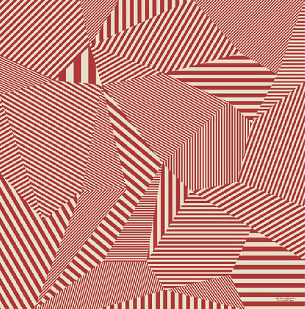 【ふるさと納税】ウオーク社 ふろしきハンドライトセットM（ストライプ/レッド）（ハンドル色：キャメル）風呂敷 ふろしきバッグ バッグ ハンドル 持ち手 取っ手 KONOMI おしゃれ かっこいい かわいい 可愛い ギフト プレゼント 送料無料 広島県 呉市 サムネイル3