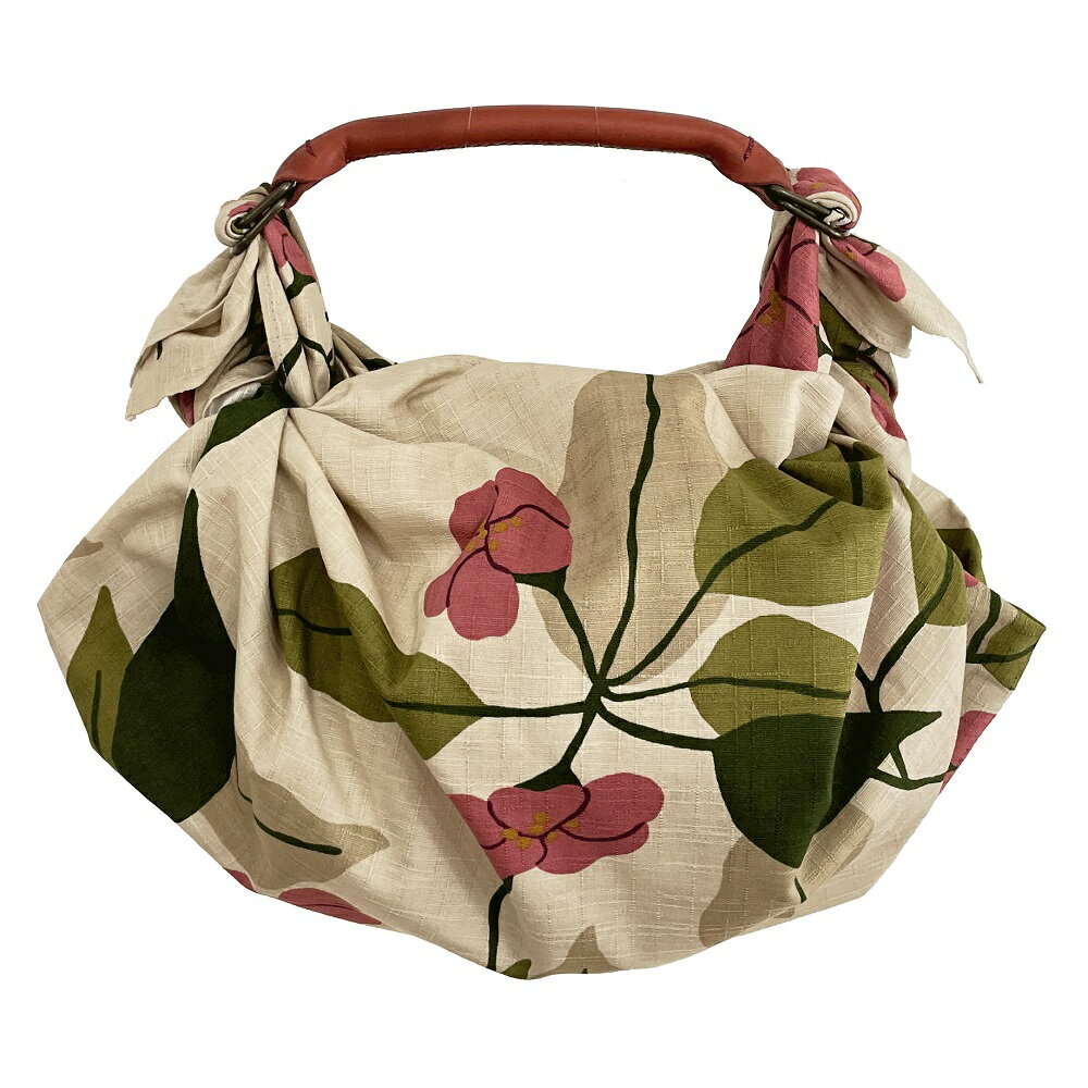 【ふるさと納税】ウオーク社 ふろしきハンドセット（ペンサミエント/ベージュ）風呂敷 ふろしきバッグ バッグ ハンドル 持ち手 取っ手 シビラ おしゃれ 可愛い かわいい ギフト プレゼント 送料無料 広島県 呉市 サムネイル2