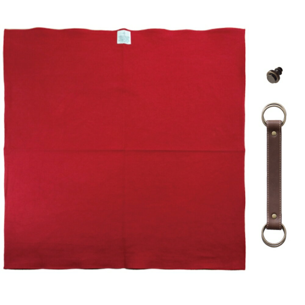 【ふるさと納税】ウオーク社 ふろしきハンドセット 尾道帆布（アカ）風呂敷 ふろしきバッグ バッグ ハンドル 持ち手 取っ手 スナップピアス付き シビラ おしゃれ 可愛い かわいい シンプル ファッション ギフト プレゼント 送料無料 広島県 呉市 サムネイル3