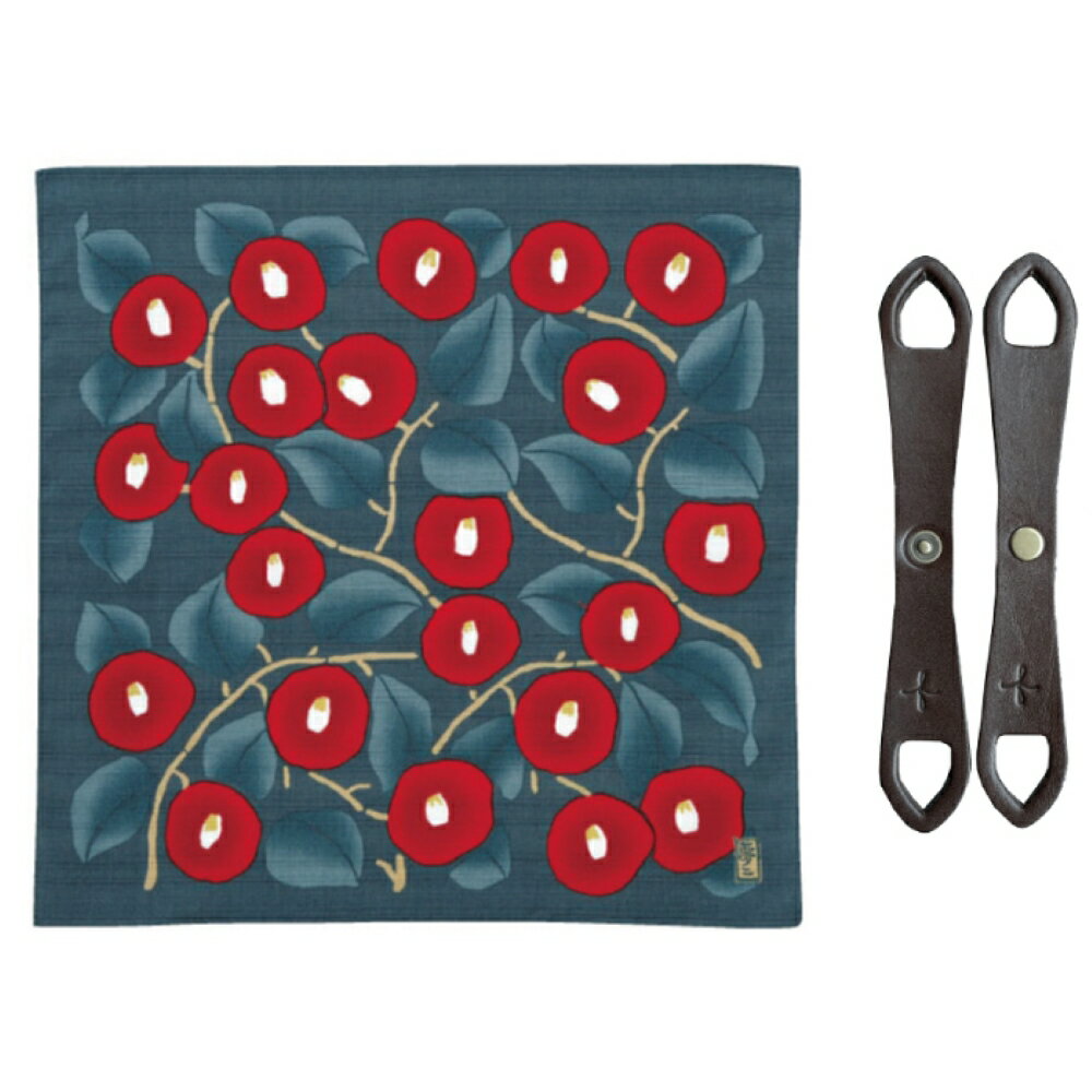 【ふるさと納税】ウオーク社 ライトDuoセットミニ（夢二/つばき/アオネズ）風呂敷 ふろしきバッグ バッグ ハンドル 持ち手 取っ手 竹久夢二 おしゃれ 可愛い かわいい ファッション ギフト プレゼント 送料無料 広島県 呉市 サムネイル3