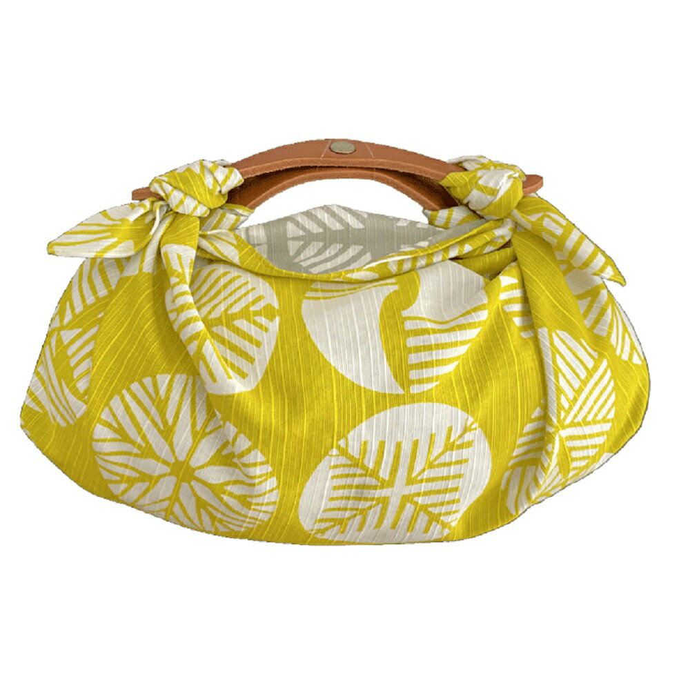 【ふるさと納税】ウオーク社 ライトDuoセットミニ（伊砂文様/松/キイログレー）風呂敷 ふろしきバッグ バッグ ハンドル 持ち手 取っ手 おしゃれ 可愛い かわいい シンプル ファッション ギフト プレゼント 送料無料 広島県 呉市 サムネイル2