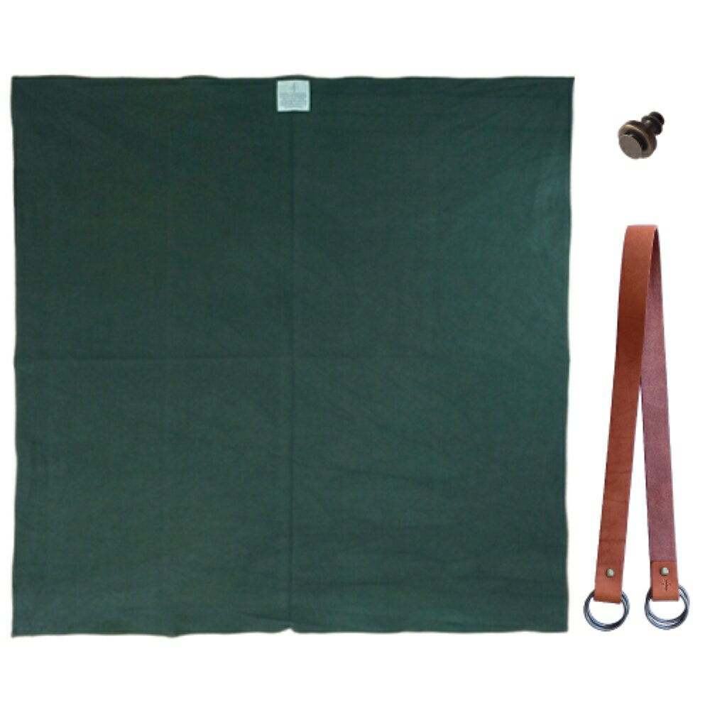 【ふるさと納税】ウオーク社 ふろしき ショルダーセット 尾道帆布 (カーキ)風呂敷 ふろしきバッグ バッグ ハンドル 持ち手 取っ手 スナップピアス付き おしゃれ 可愛い かわいい シンプル ファッション ギフト プレゼント 送料無料 広島県 呉市 サムネイル2