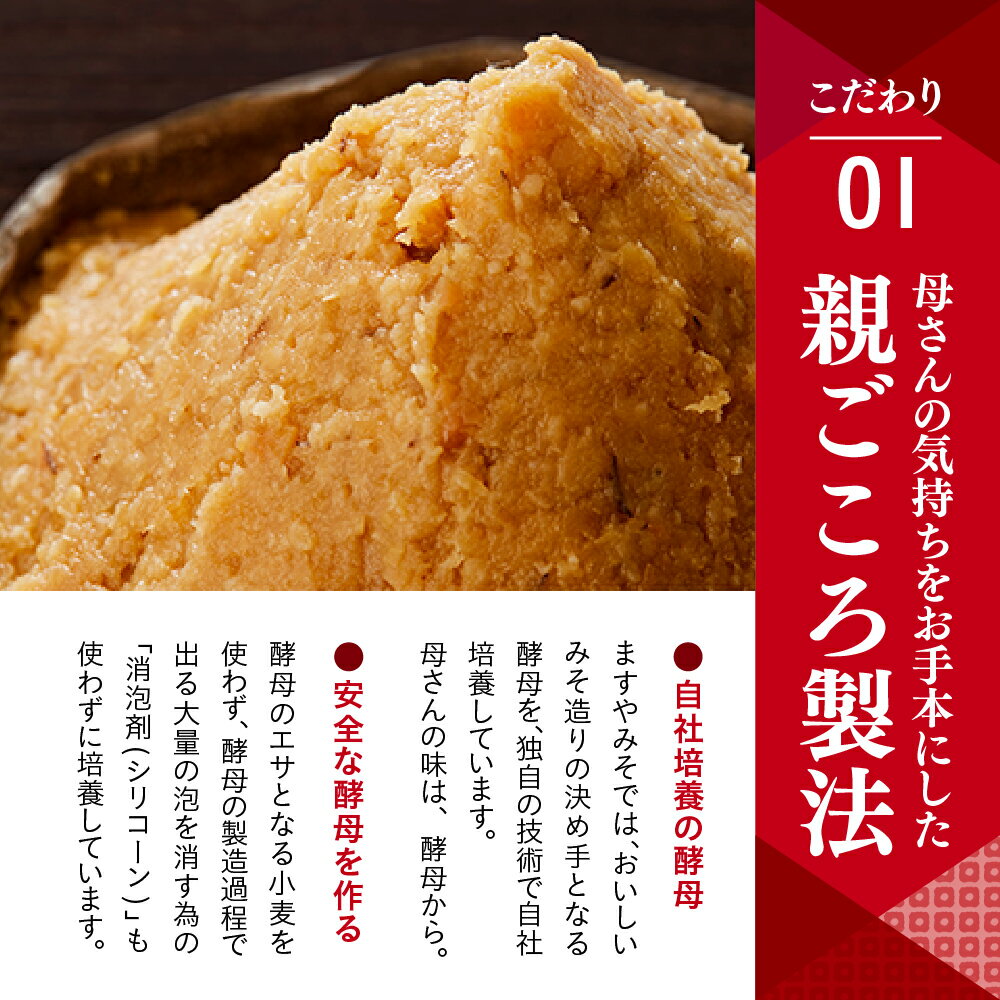 【ふるさと納税】ますやみそ 香る母さんの味合わせみそ750g 6個セット味噌 みそ 合わせ味噌 米味噌 麦味噌 みそ汁 味噌汁 調味料 料理 食品 発酵食品 加工食品 国産 常温配送 送料無料 広島県 呉市 サムネイル3