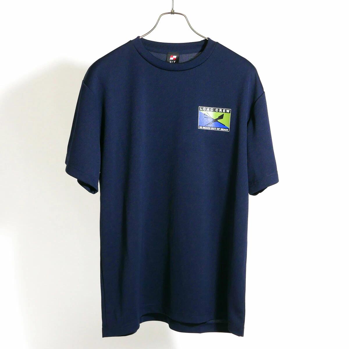 【ふるさと納税】Tシャツ【第1輸送隊 LCAC】公式 自衛隊 グッズ 風神 選べる サイズ M / L / LL / 3L ネイビー 1枚 m l ll 3l tシャツ Navy シャツ 半袖 ドライ生地 吸汗速乾 海軍 日本製 広島県 呉市 サムネイル3