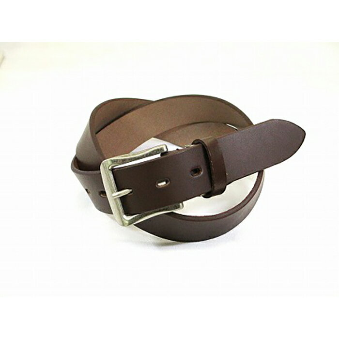 (金具タイプB)革工房いんのしま牛革一枚革 ベルト(色:ダークブラウン) L寸 | 支援 ベルト レザーベルト 革 牛革 本革 革ベルト ビジネスベルト メンズベルト 男性 メンズ おしゃれ ビジネス カジュアル