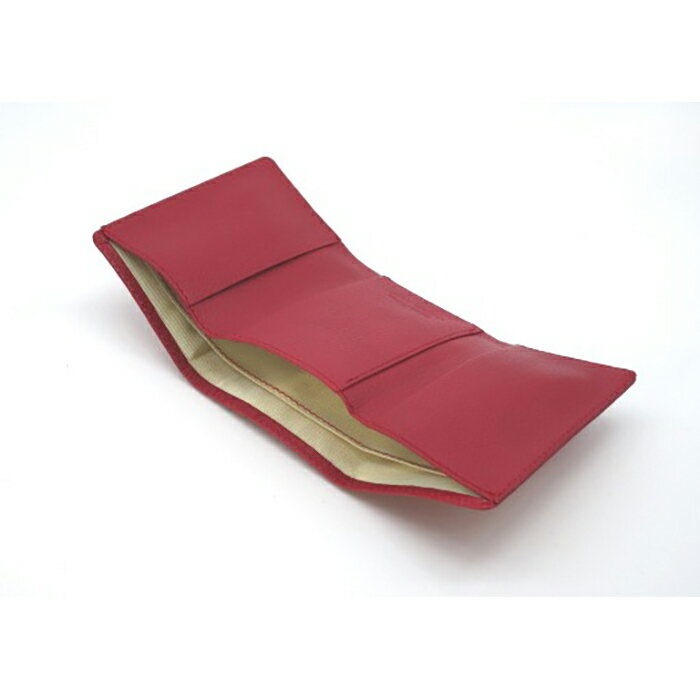 【ふるさと納税】★【限定20／レッド】コンパクトウォレット | 革工房いんのしま 牛革 財布 サムネイル2