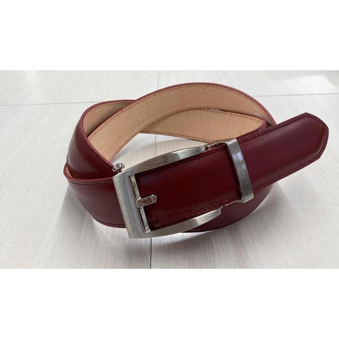 革工房いんのしまスマートロック式牛革 ベルト(色:ワイン) | レザー 小物 ファッション ギフト 贈り物 プレゼント 送料無料 人気 おすすめ 広島県 尾道市