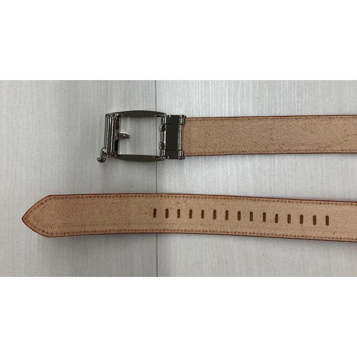 【ふるさと納税】革工房いんのしまスマートロック式牛革 ベルト(色:茶) | レザー 小物 ファッション ギフト 贈り物 プレゼント 送料無料 人気 おすすめ 広島県 尾道市 サムネイル3