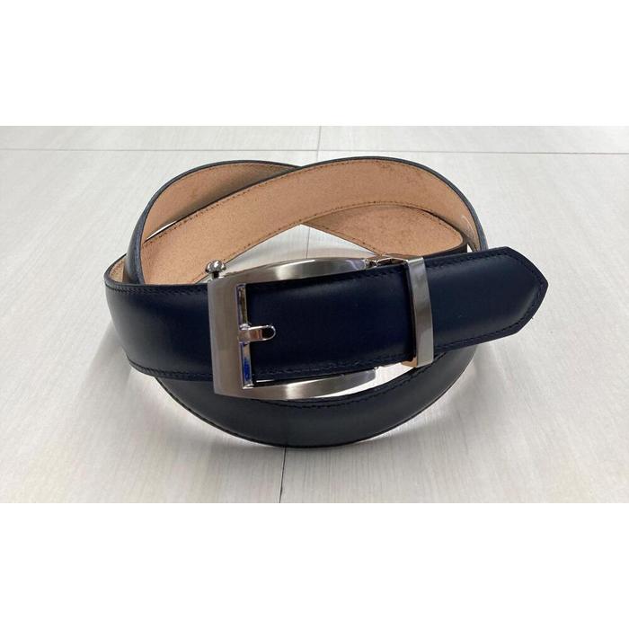 革工房いんのしまスマートロック式牛革 ベルト(色:紺) | レザー 小物 ファッション ギフト 贈り物 プレゼント 送料無料 人気 おすすめ 広島県 尾道市