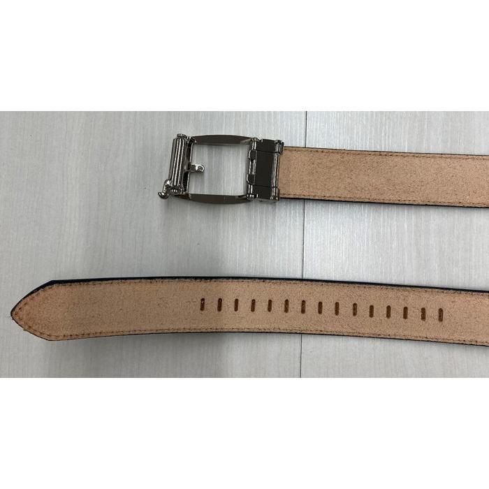 【ふるさと納税】革工房いんのしまスマートロック式牛革 ベルト(色:紺) | レザー 小物 ファッション ギフト 贈り物 プレゼント 送料無料 人気 おすすめ 広島県 尾道市 サムネイル3