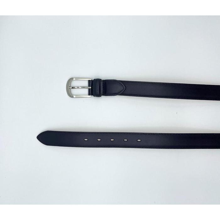 【ふるさと納税】革工房いんのしま牛革盛り上げタイプ ベルト(色:紺) | レザー 小物 ファッション ギフト 贈り物 プレゼント 送料無料 人気 おすすめ 広島県 尾道市 サムネイル3