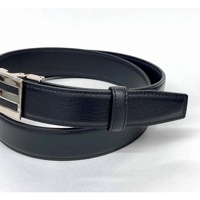 【ふるさと納税】革工房いんのしま牛革(床革PU加工)ベルト(ブラック)M寸 | レザー 小物 ファッション ギフト 贈り物 プレゼント 送料無料 人気 おすすめ 広島県 尾道市 サムネイル2