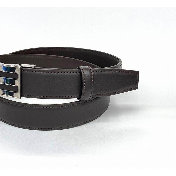 【ふるさと納税】革工房いんのしま牛革(床革PU加工)ベルトM寸(チョコ) | レザー 小物 ファッション ギフト 贈り物 プレゼント 送料無料 人気 おすすめ 広島県 尾道市 サムネイル2