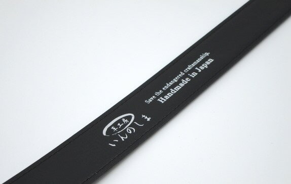 【ふるさと納税】30mm幅牛革オーストリッチ型押しベルトL寸 | 革工房いんのしま 牛革 ベルト サムネイル3