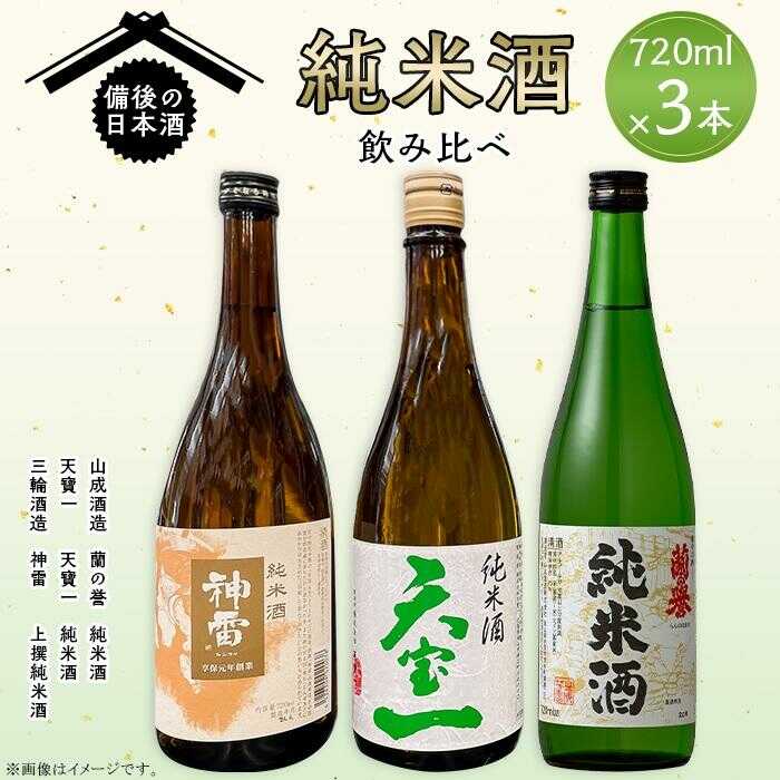 【びんご圏域連携】日本酒 備後の日本酒 純米酒 飲み比べセット 広島県福山市/株式会社斎藤商店 酒 日本酒 飲み比べ セット[BADI002]