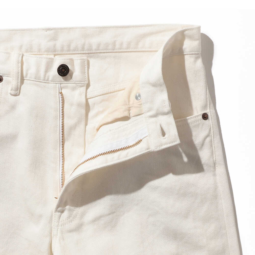 【ふるさと納税】ジーンズ ≪BEAMS PLUS≫ 5ポケット デニム 【ホワイト・S〜XLサイズ】　ファッション デニム ジーンズ メンズ アパレル BEAMS 広島県福山市/日本デリバリーサービス株式会社[BAEP006] サムネイル2