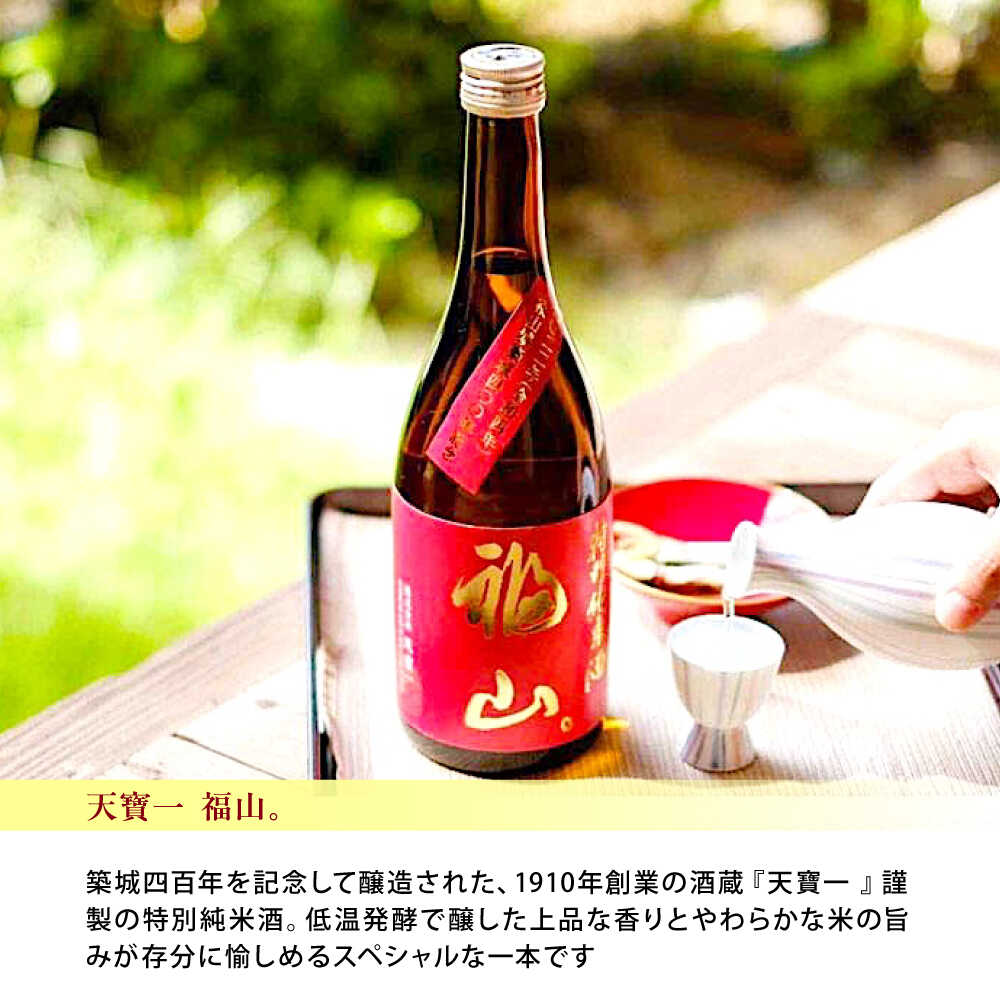 【ふるさと納税】天寶一 飲み比べセット （「天寶一福山。」720ml ・「天寶一 ローズマインド」720ml）広島県福山市/株式会社酒商山田 詰合せ セット アルコール 酒 ばら バラ 薔薇 酵母 ギフト 蔵元 天寶一 日本酒【BAFR003】 サムネイル3