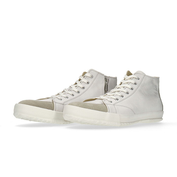 【ふるさと納税】オイルワックスレザーの定番ミドルカットモデル　SP−356　White［No.990］／ 革 深い 色味 ベロア 靴 送料無料 広島県 サムネイル2