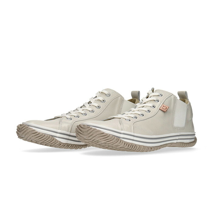 【ふるさと納税】カンガルーレザーの定番サイドゴアモデル　SP−442　Ivory［No.991］／ 柔らかい 強度 軽い 弾性 耐久性 屈曲性 靴 送料無料 広島県 サムネイル2