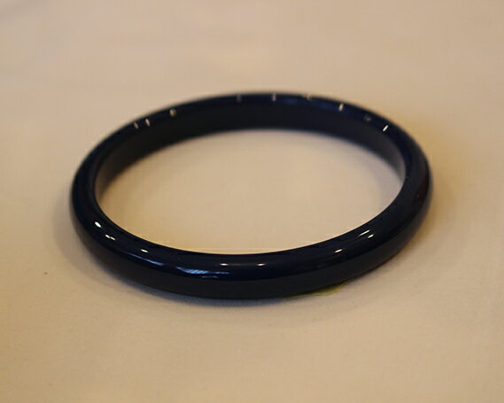 SHINBEY　漆バングル　ネイビー　S［No.245］／ ファッション アクセサリー 木製 無垢材 漆塗り 送料無料 広島県