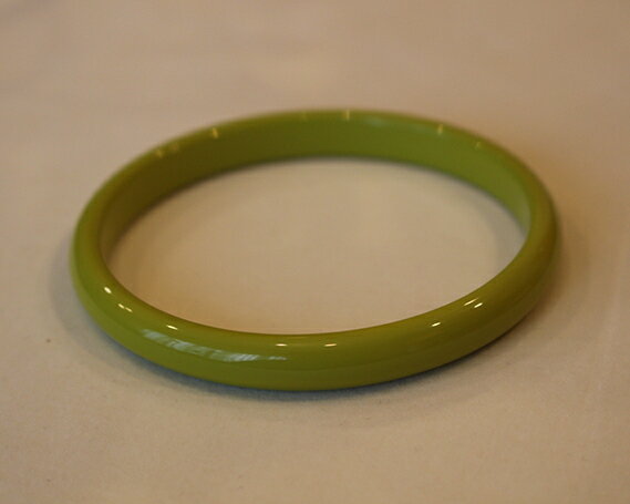 【ふるさと納税】SHINBEY　漆バングル　ライム　L［No.248］／ ファッション アクセサリー 木製 無垢材 漆塗り 送料無料 広島県 サムネイル2