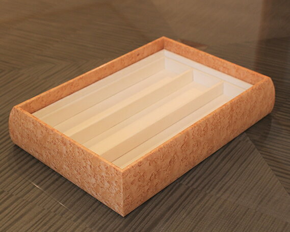 ジュエリートレイ　バーズアイメープル　1シート［No.350］／ ジュエリーケース 宝石 アクセサリー 貴金属 希少材 木 職人 送料無料 広島県