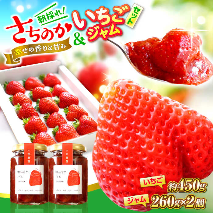 【数量限定70個】【先行予約】【1月上旬から順次発送】 いちご 大前農園の完熟いちご＆完熟いちごジャムセット いちご さちのか イチゴ 苺 ジャム いちごジャム フルーツジャム イチゴジャム ベリー フルーツ 広島 ふるさと納税 三次市/大前農園[APAS002]
