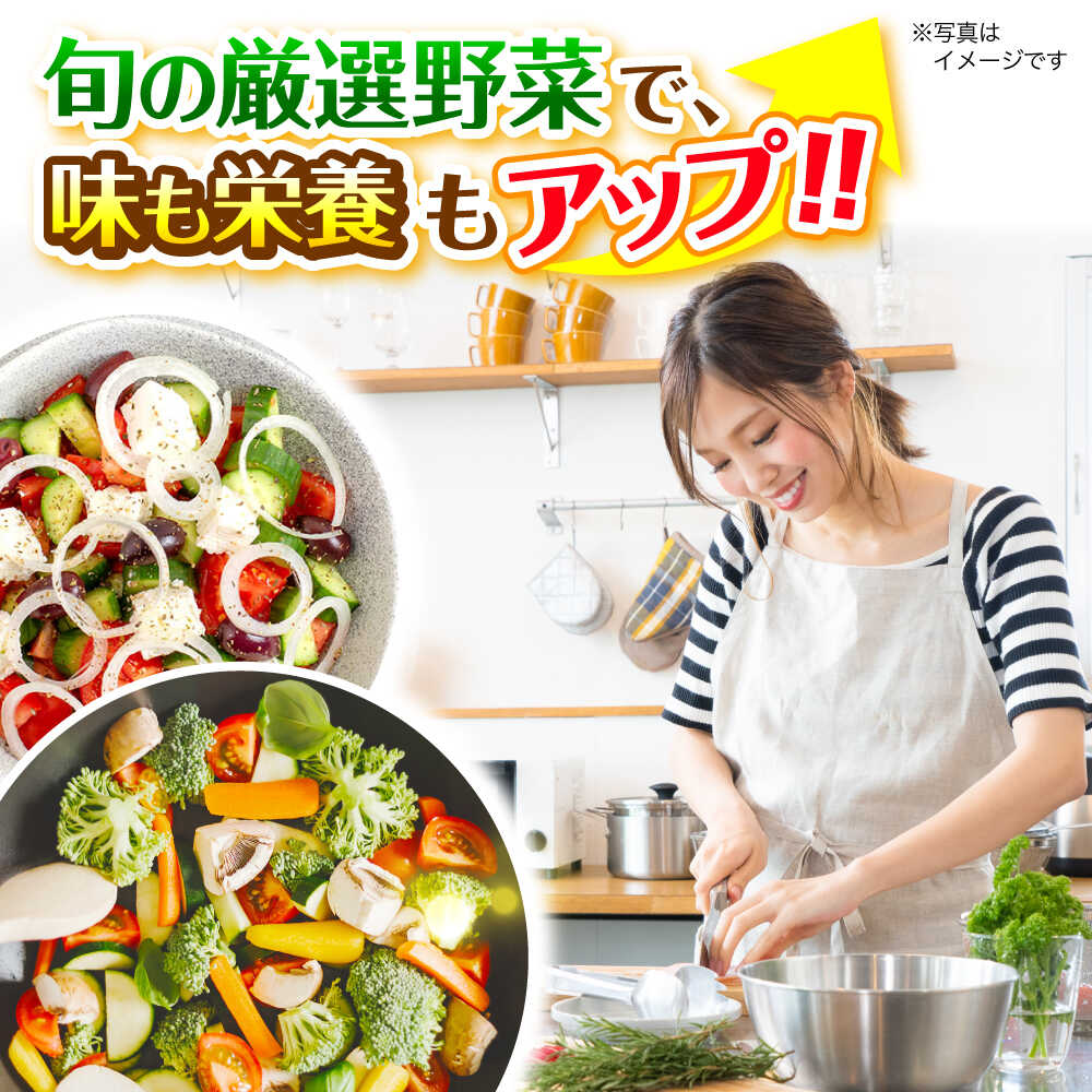 【ふるさと納税】【全2回定期便】 野菜 厳選！農夫のお野菜セット 旬の野菜 7品目以上 詰め合わせ 野菜 セット 野菜セット 詰め合わせ 旬 新鮮 食材 特産品 産地直送 送料無料 人気 おすすめ 贈り物 プレゼント 広島 三次 ふるさと納税 三次市/布野特産センター[APBA014] - 画像2