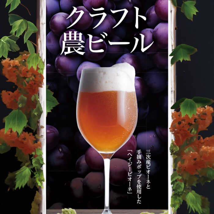【ふるさと納税】ビール 【クラフトビール】 地ビール 6種類（ピオーネ2種、はっさく、はちみつ、もち麦、お茶）ビール おすすめ 人気 飲み比べ クラフトビール 詰合せ お酒 ギフト プレゼント フルーツビール ぶどう 柑橘 地ビール セット 三次市/なちゅbio[APCA002] サムネイル3