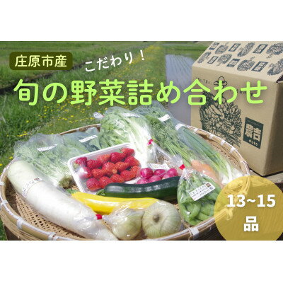 庄原産「旬の野菜」詰め合わせ箱【配送不可地域：離島】【1345756】