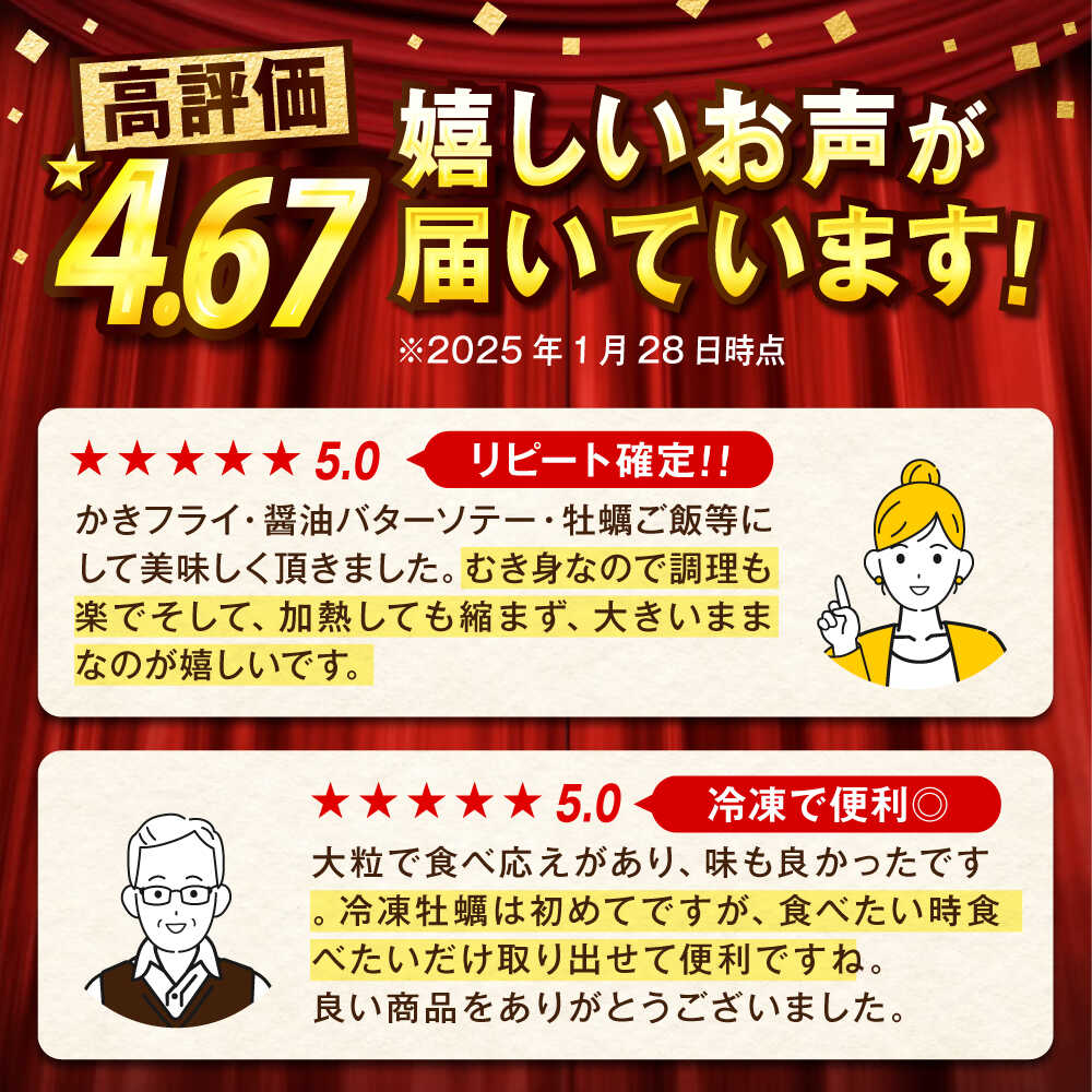 【ふるさと納税】特選 牡蠣三昧！【冷凍】【選べる内容量】牡蠣 むき身 900g〜9kg 容量 魚介類 海鮮 牡蠣 むき身 冷凍 かき カキフライ カキ ギフト 広島県産 人気 送料無料 江田島市/株式会社門林水産[XAO025] サムネイル2