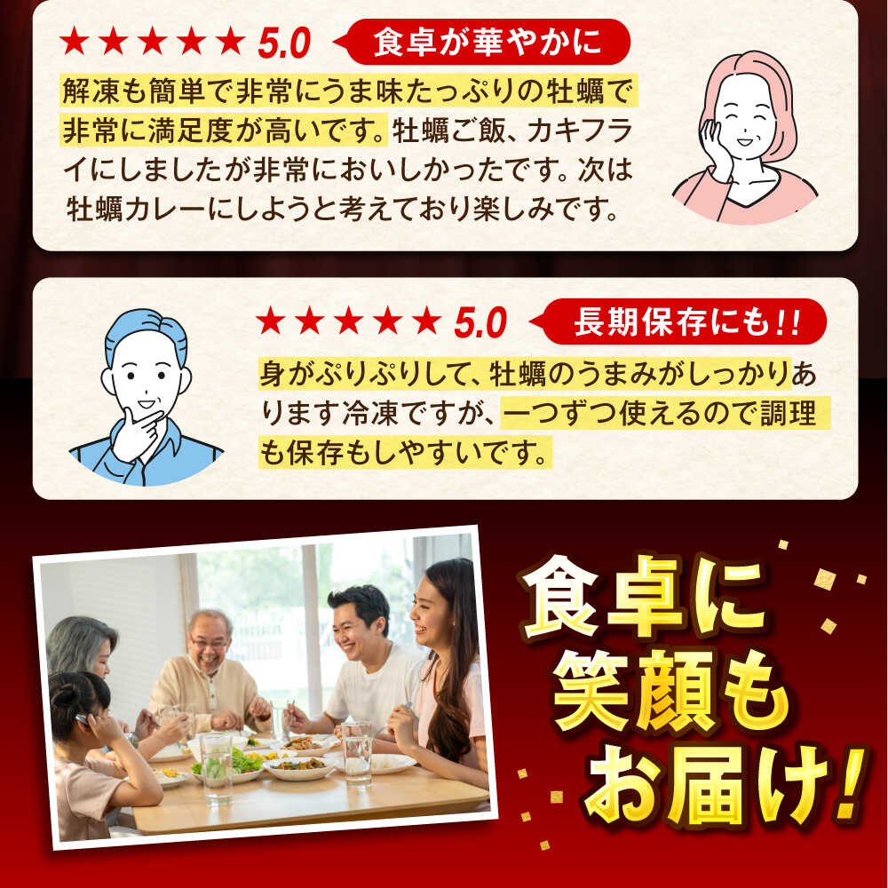 【ふるさと納税】特選 牡蠣三昧！【冷凍】【選べる内容量】牡蠣 むき身 900g〜9kg 容量 魚介類 海鮮 牡蠣 むき身 冷凍 かき カキフライ カキ ギフト 広島県産 人気 送料無料 江田島市/株式会社門林水産[XAO025] サムネイル3