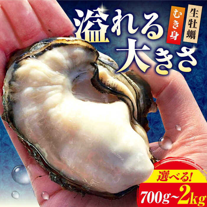 すぐに使える！ 【生牡蠣】【着日指定可能】牡蠣 生食 むき身 広島県産 生食 むき身 殻付き かき カキ むき身 選べる かき カキ カキフライ 冷蔵 海鮮 広島県産 人気 送料無料 江田島市/株式会社かきうち[XBK001]