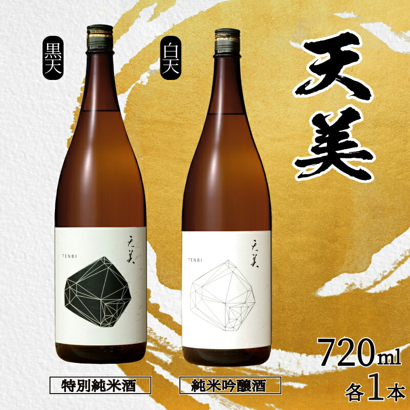 日本酒 2本 セット 特別純米酒 純米吟醸酒 天美 黒天 白天 720ml × 2 酒 お酒 人気日本酒 おすすめ日本酒 TENBI 長州酒造 飲み比べ フレッシュ フルーティー プレゼント ギフト 銘酒 贈り物 贈答 家飲み 晩酌 お中元 お歳暮 記念日 父の日 下関 山口