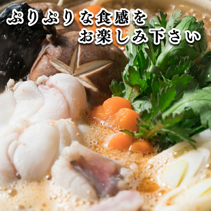 【ふるさと納税】 あんこう 鍋 4人前 1kg 冷凍 高級魚 アンコウ 高タンパク 低脂肪 コラーゲン ポン酢 スープ 鍋用 切り身 アラ 500gx2 あんこう鍋 スープ 60gx2 もみじ おろし 付き 淡白 下関 山口 ヤマモ水産 AN02t サムネイル2