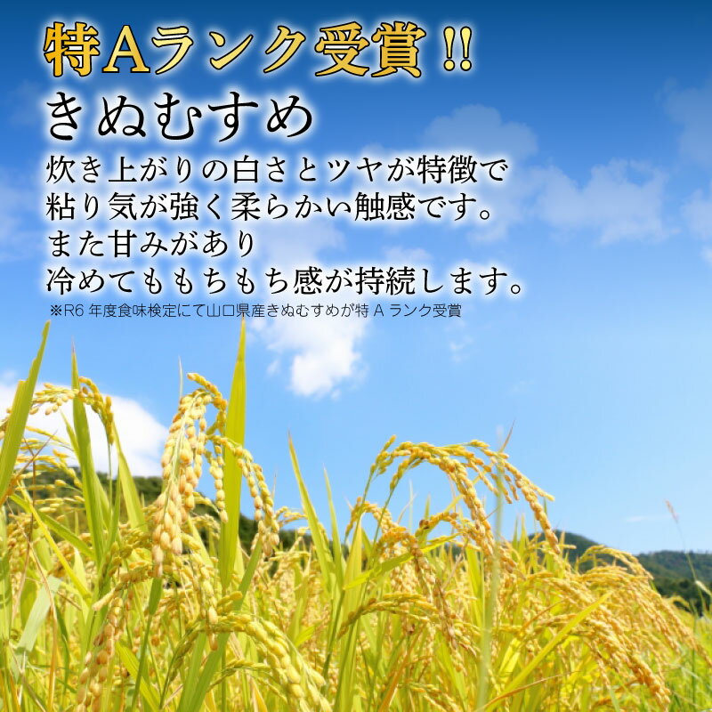 【ふるさと納税】 米 5kg 10kg 選べる 定期便 令和7年度産 回数 ひのひかり きぬむすめ こしひかり にじのきらめき 玄米 お米 10kg 30kg 60kg 産地直送 農家直送 月1回お届け お届け回数 コシヒカリ 大容量 下関 山口 - 画像3